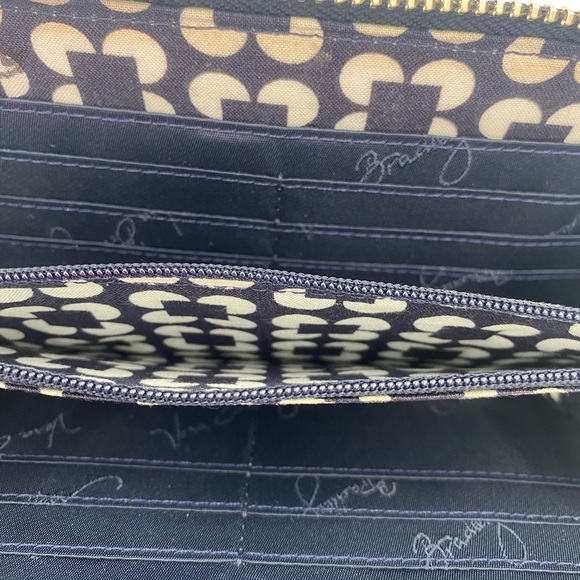 Vera Bradley Midnight Blue Zip Wallet - Picture 6 of 7